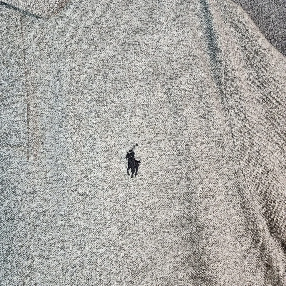 Polo Ralph Lauren Mens XXL Grey‎ Heathered Cotton Classic Fit Polo Shirt 3657